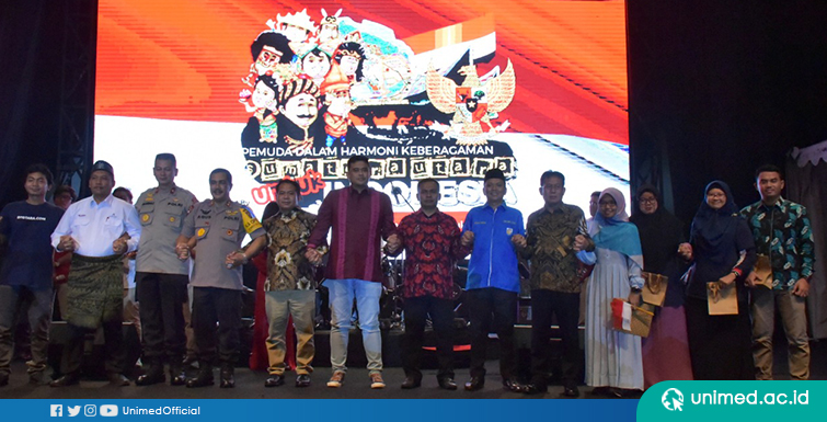 UNIMED Sukseskan Pentas Seni dan Budaya SUMUT untuk Papua Damai