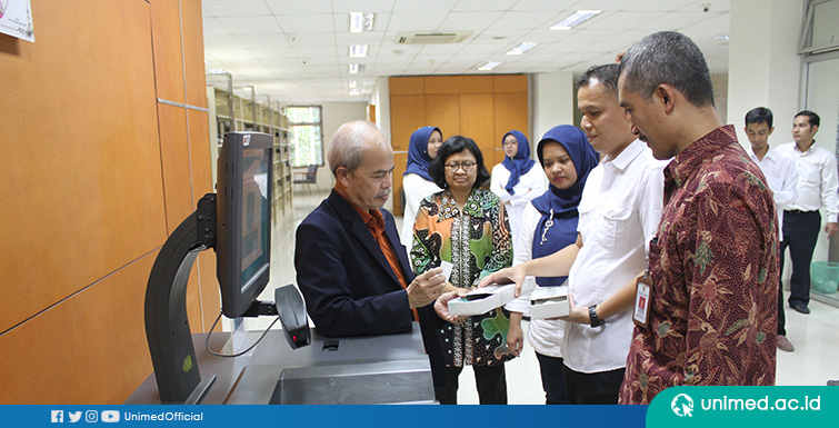 UPT Perpustakaan UNIMED di Visitasi Asesor Perpusnas