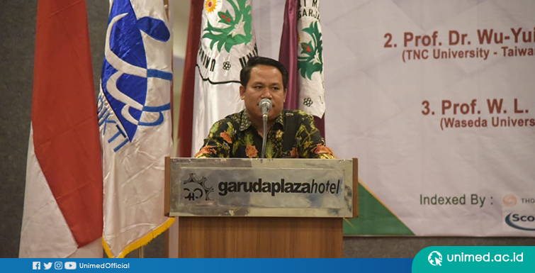 The 4th AISTEEL, Rektor UNIMED : Pendidikan Ujung Tombak Bangsa