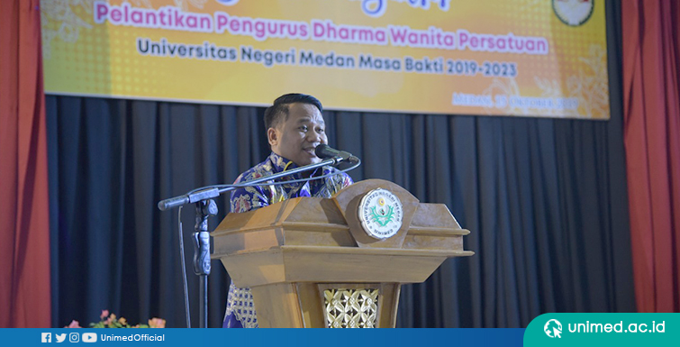 Rektor Lantik DWP UNIMED Periode 2019-2023