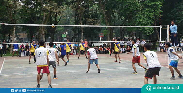 UNIMED Gelar Kejuaran Bola Voli Antar Mahasiswa Tahun 2019