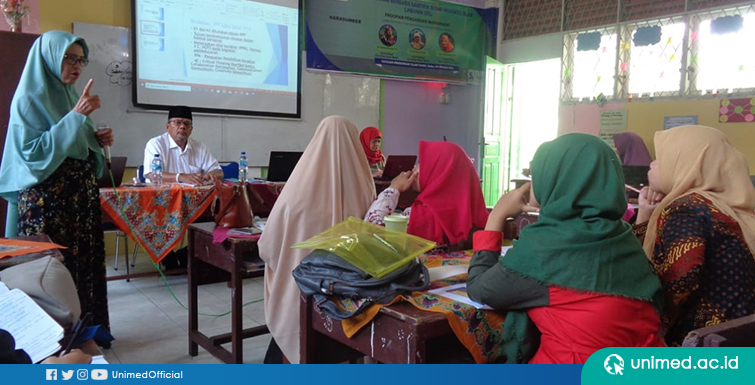 Dosen UNIMED Tingkatkan Kemampuan Guru SMP Labuhan Deli