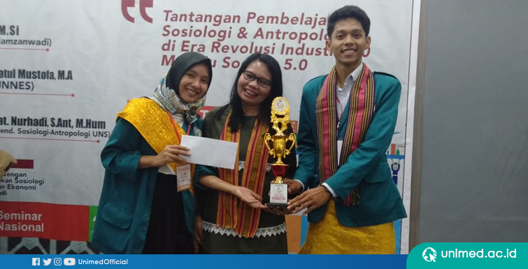 Mahasiswa Antropologi UNIMED Raih Juara 3 Lomba Paper dan Debat di Olimpiade Nasional APPSANTI