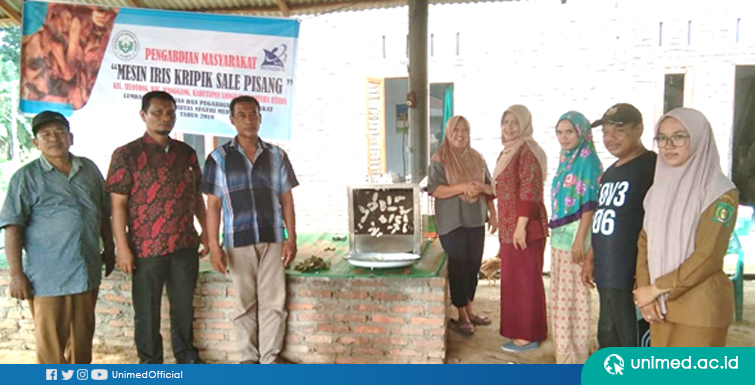 Dosen UNIMED Bantu Dorong Produksi UKM Kripik Sale Pisang di Kabupaten Langkat