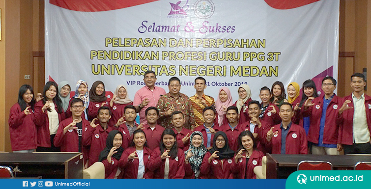 UNIMED Berangkatkan Peserta PPG 3T