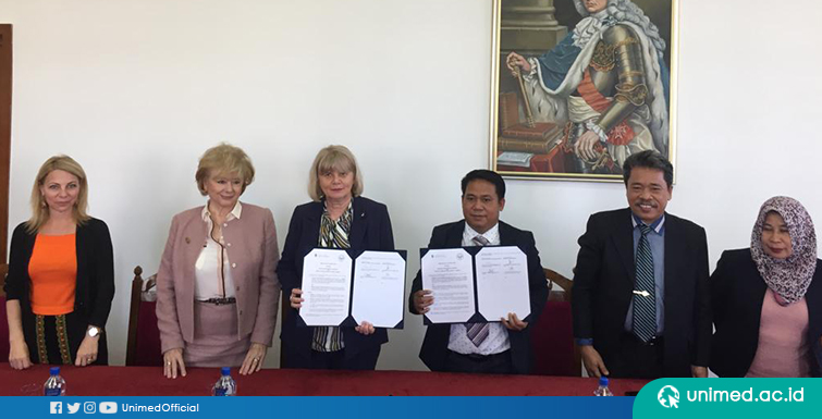 Tingkatkan Mutu Research, UNIMED MoU dengan UCDC Rumania