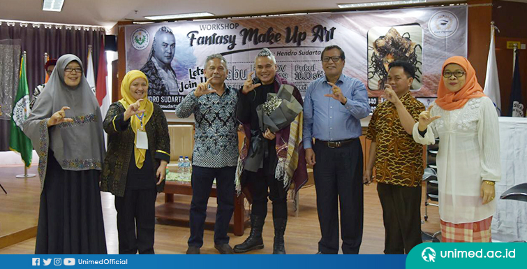 Prodi Tata Rias FT Gelar Workshop Fantasy Make Up Art