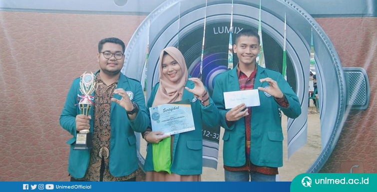 Mahasiswa Unimed Juara I Debat Komunikasi 3.0 di UINSU