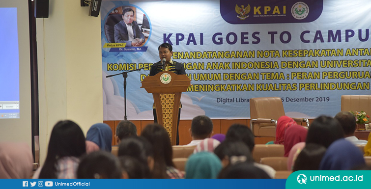 KPAI Goes to Campus di Unimed; Perlindungan Anak jadi Hajat Kepentingan Nasional