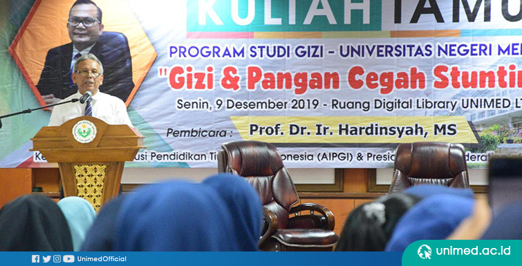 Prodi Gizi FT UNIMED Gelar Kuliah Tamu Mengenai Stunting