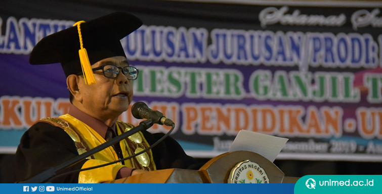 Yudisium FIP, Dekan Berpesan untuk Terus Menambah Ilmu