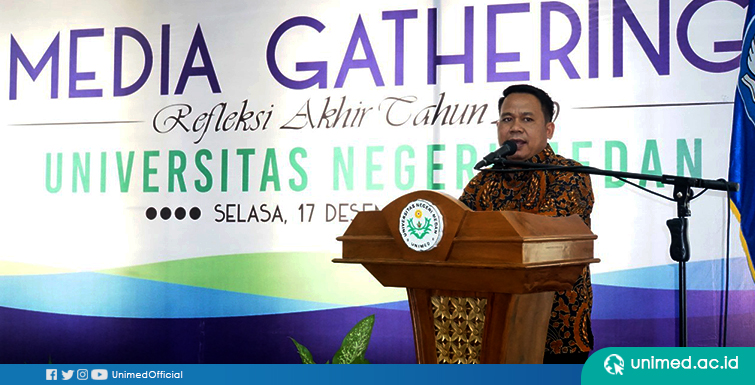 Pererat Silahturahmi dengan Jurnalis, UNIMED Gelar Media Gathering