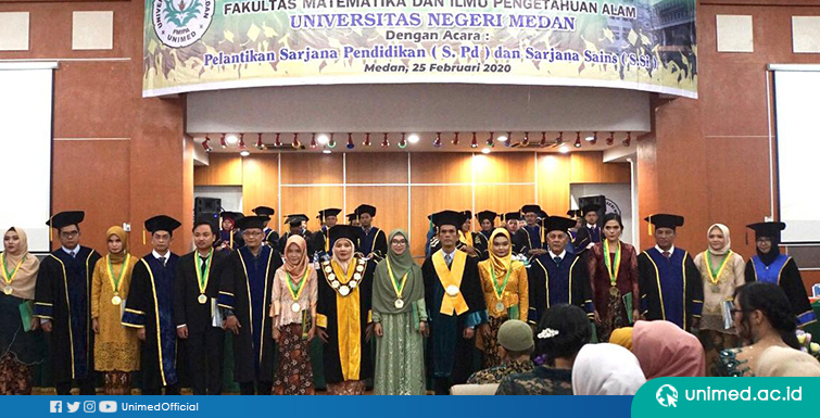 FMIPA UNIMED Lantik 157 Sarjana Pendidikan dan Sains Siap Hadapi RI 4.0