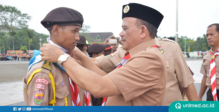 Ribuan Pelajar Ikuti LPPP ke 13 UKM Pramuka UNIMED