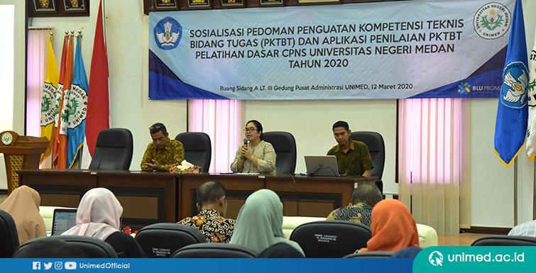 Sosialisasi PKBT, CPNS UNIMED Siap Ikuti LATSAR