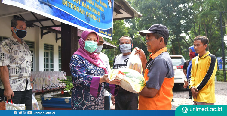 FIS UNIMED Buat Gerakan “Ilmu Sosial Beramal” Sambut Ramadhan 1441 H di Tengah Covid-19