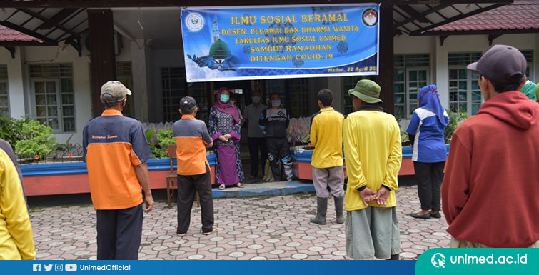 FIS UNIMED Buat Gerakan “Ilmu Sosial Beramal” Sambut Ramadhan 1441 H di Tengah Covid-19