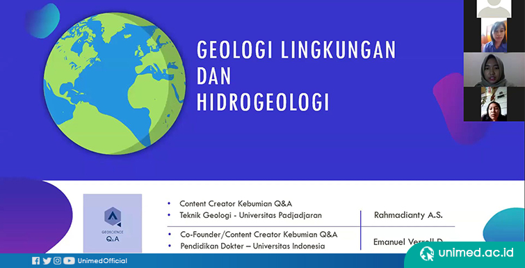 Kuliah Umum Online Jurusan Pend. Geografi Mengenal Konsep Hidrogeologi dan Geolingkungan Lebih Dalam