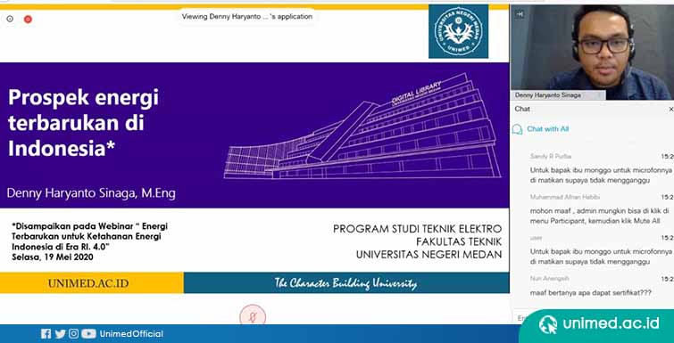 FT Gelar Webinar: Energi Terbarukan untuk Ketahanan Energi Indonesia di Era RI 4.0