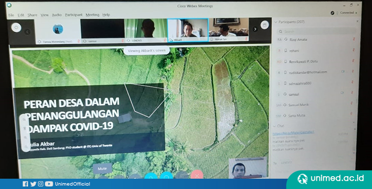 Jurusan Pend. Geografi FIS Gelar Webinar Geografi Talks