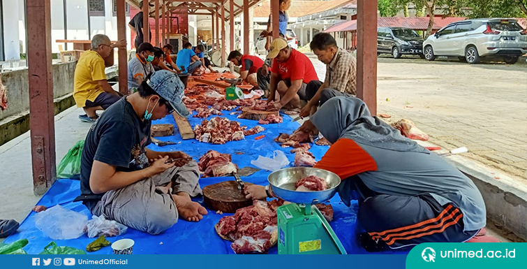 Masjid Kampus UNIMED Potong 11 Hewan Qurban