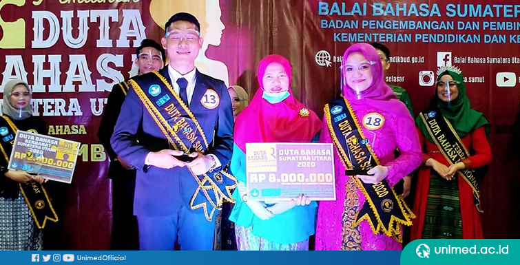 Mahasiswa FBS dan FMIPA Terpilih Menjadi Duta Bahasa Sumut Tahun 2020