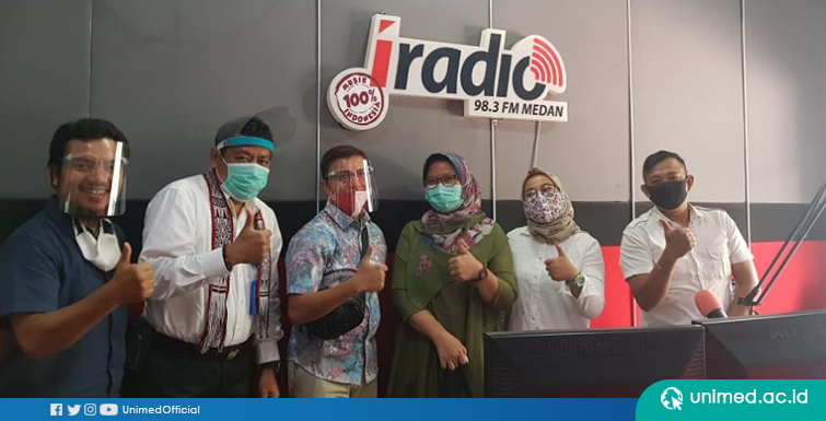 LPPM UNIMED Bersama Kanwil KEMKUMHAM Sumut Gelar Dialog Interaktif Perlindungan KI di I-Radio Medan