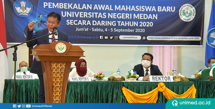 6903 Mahasiswa Baru Unimed Ikuti PAMB 2020