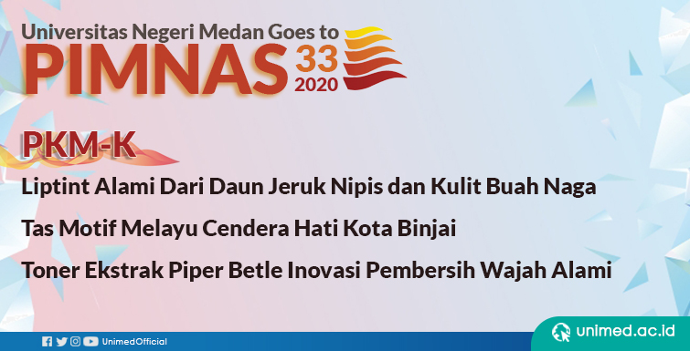 7 Tim PKM Lolos ke PIMNAS 2020, Terbanyak Ke-2 di Sumatera