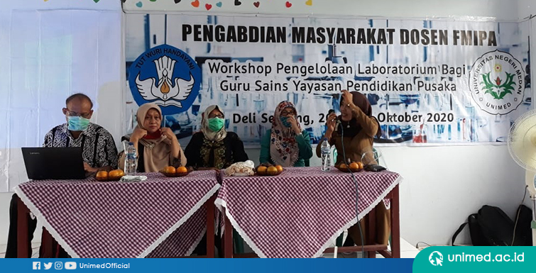 Dosen UNIMED Tingkatkan Kompetensi Pengelolaan Laboratorium Guru Sains di Yayasan Pendidikan Pusaka