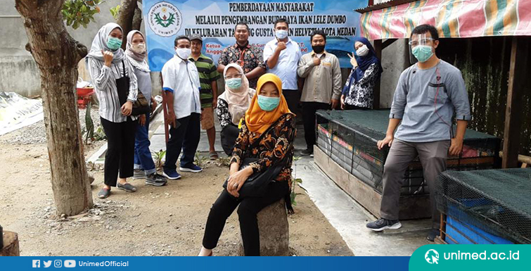 Dosen FT UNIMED Tingkatkan Perekonomian Masyarakat Tanjung Gusta Saat Pandemi Covid-19 dengan Budi Daya Lele