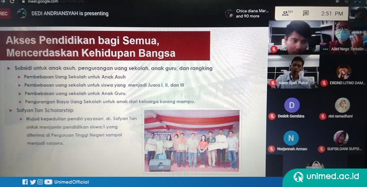 Seminar Online Jurusan Antropologi FIS UNIMED Bahas Kondisi Multikultural di Kota Medan