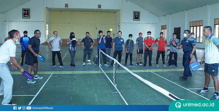 FIK UNIMED Kenalkan Olahraga Pickleball Sebagai Cabor Baru di Sumut