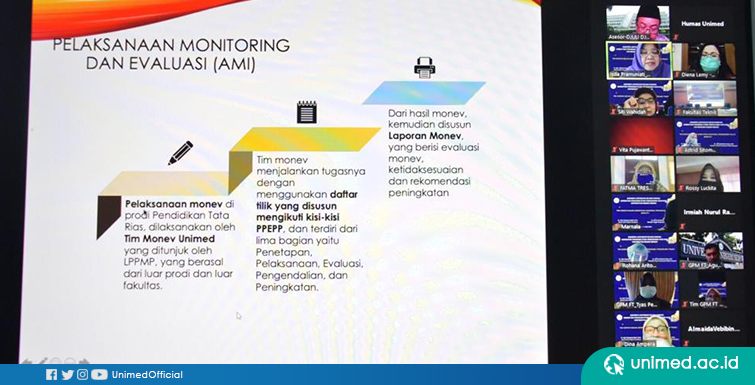 BAN-PT Asesmen Lapangan Secara Virtual ke Prodi Pend. Tata Rias FT UNIMED