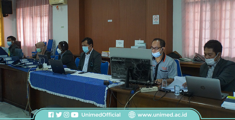 FT UNIMED Terima Tim Asesmen Lapangan BAN-PT Prodi Pend. TIK Secara Daring