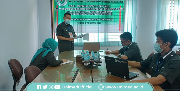 Dosen UNIMED Riset Potensi Sinergi Triple Helix untuk Kelola Dana CSR di SUMUT