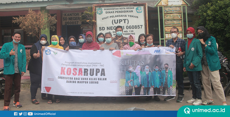 Mahasiswa UNIMED Ciptakan Media Pembelajaran Kreatif Kosa Rupa bagi Guru SD