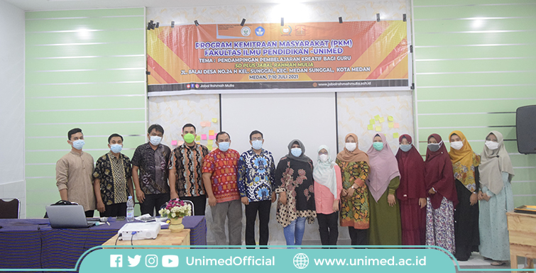 Tim LPPM UNIMED Berikan Pelatihan Pembelajaran Kreatif Bagi Guru SD Medan Sunggal