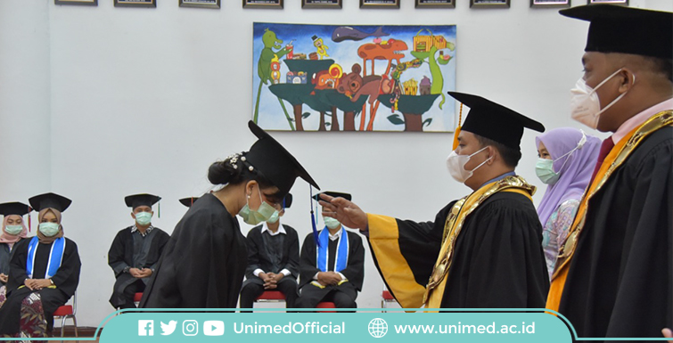 UNIMED Wisuda 853 Lulusan Secara Daring