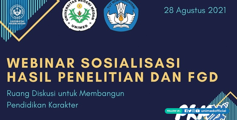 Tim PKM-RSH UNIMED Gelar Webinar Pembangunan Nilai Karkater Siswa dalam Pembelajaran Daring