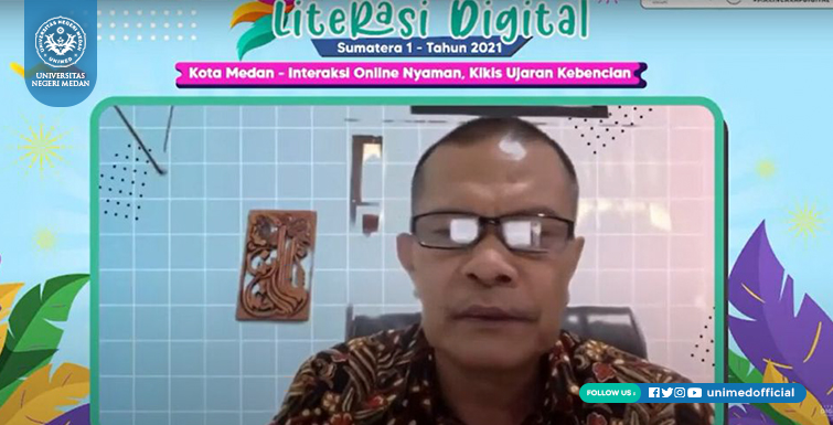 Dekan FBS Jadi Narasumber di Webinar Kominfo Mengenai Literasi Digital