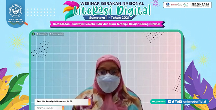 Dekan FMIPA UNIMED : Guru Harus Memanfaatkan Literasi Digital dalam Pembelajaran