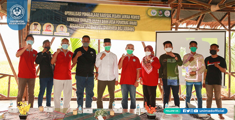 Dosen FIP UNIMED Optimalikan Pengelolaan Kampung Wisata Sawah Menuju Kawasan Edukatif Ramah Anak