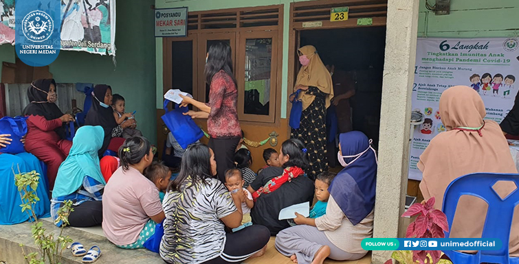 Tim LPPM UNIMED Beri Penyuluhan Peningkatan Imunitas Tubuh Anak di Masa Pandemi Covid-19