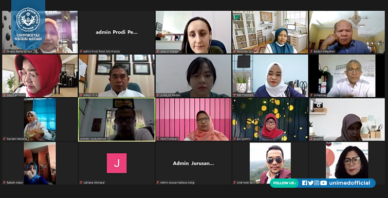 Forum Grup Diskusi Virtual Prodi Pend. Bahasa Prancis dengan Alliance Française de Medan