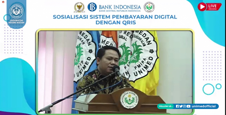 UNIMED dan BI Sosialisasi Sistem Pembayaran Digital QRIS