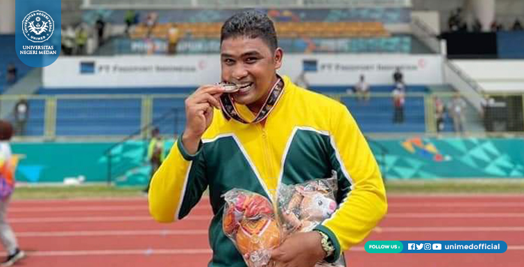 Dosen FIK UNIMED Raih Medali Perak Cabor Atletik Lempar Cakram pada PON XX di Papua