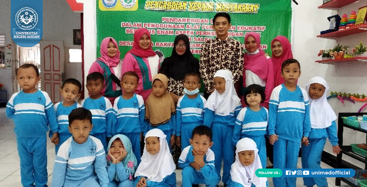 Dosen PG-PAUD FIP UNIMED  Beri Pendampingan Guru Penggunaan Alat Permainan Edukatif di TK Salsa