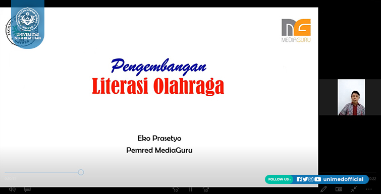 HMJ IKOR FIOK UNIMED Gelar Kuliah Umum “Pengembangan Literasi Olahraga”