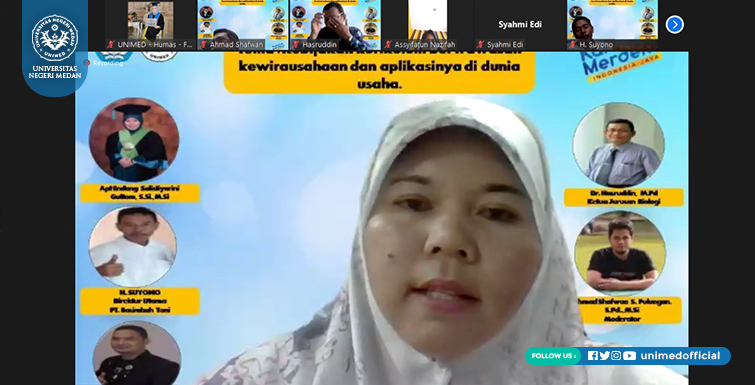 Webinar BIO-Enterpreneurship Siapkan Lulusan Mempunyai Wawasan Berwirausaha